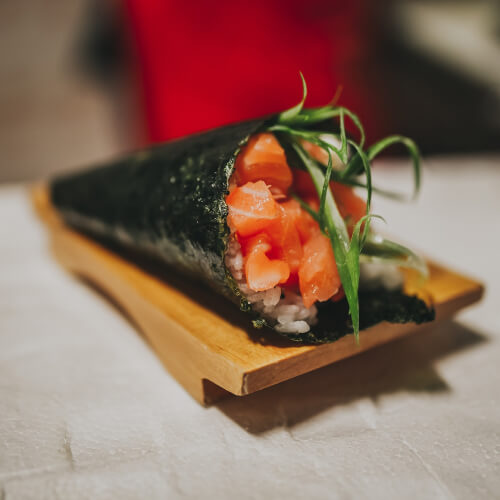 Comida mezcla temaki 3 pzas.